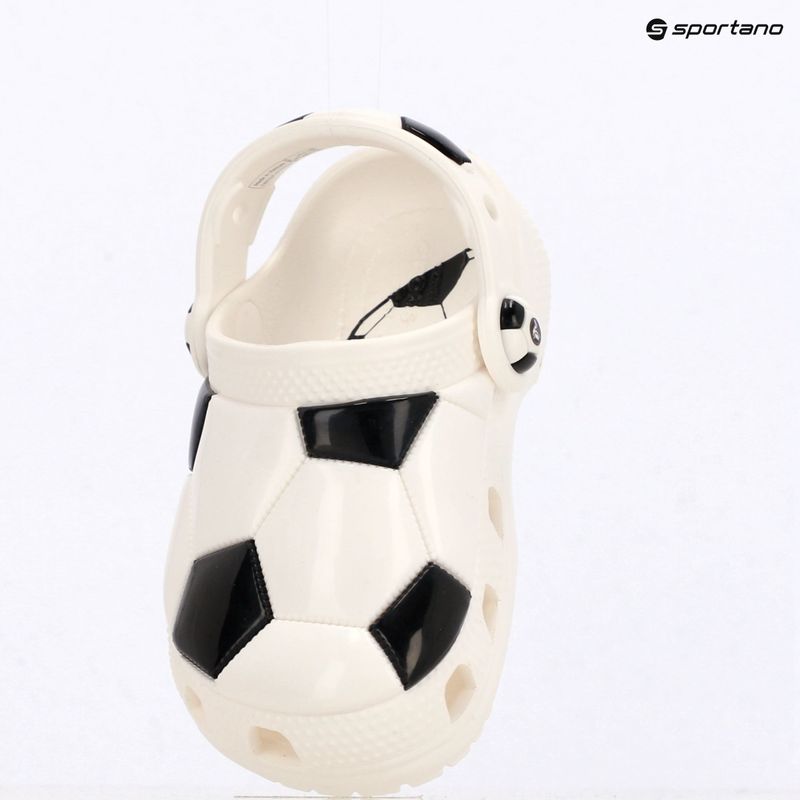 Detské nazúvaky Crocs Classic Soccer Ball Clog Kids Toddler white/black 11