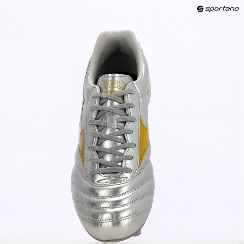 Pánske kopačky Mizuno Morelia II Club Md galaxy silver/gold/gold 9