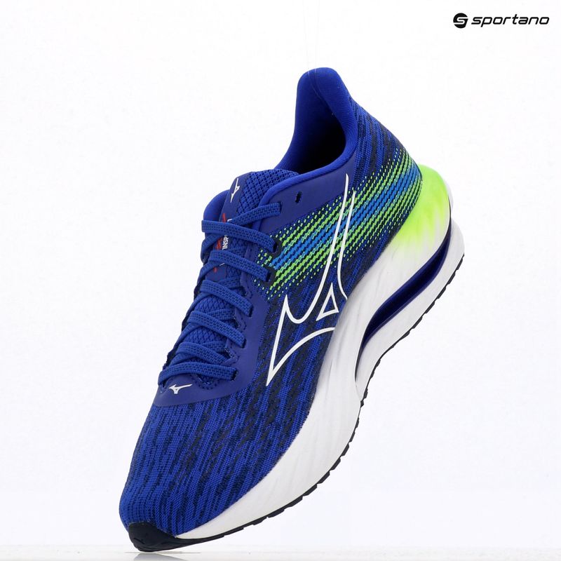 Pánske bežecké topánky Mizuno Wave Inspire 21 reflex blue c/white/green gecko 9