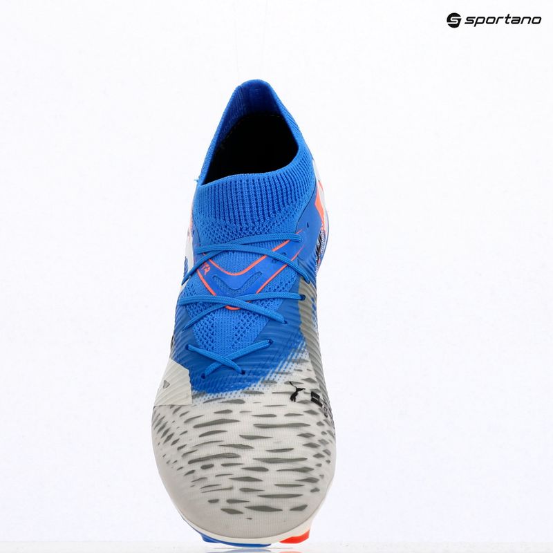 Pánske kopačky PUMA Future 8 Match Forever FG/AG white/ultra blue/feather gray/puma black/glowing red 9