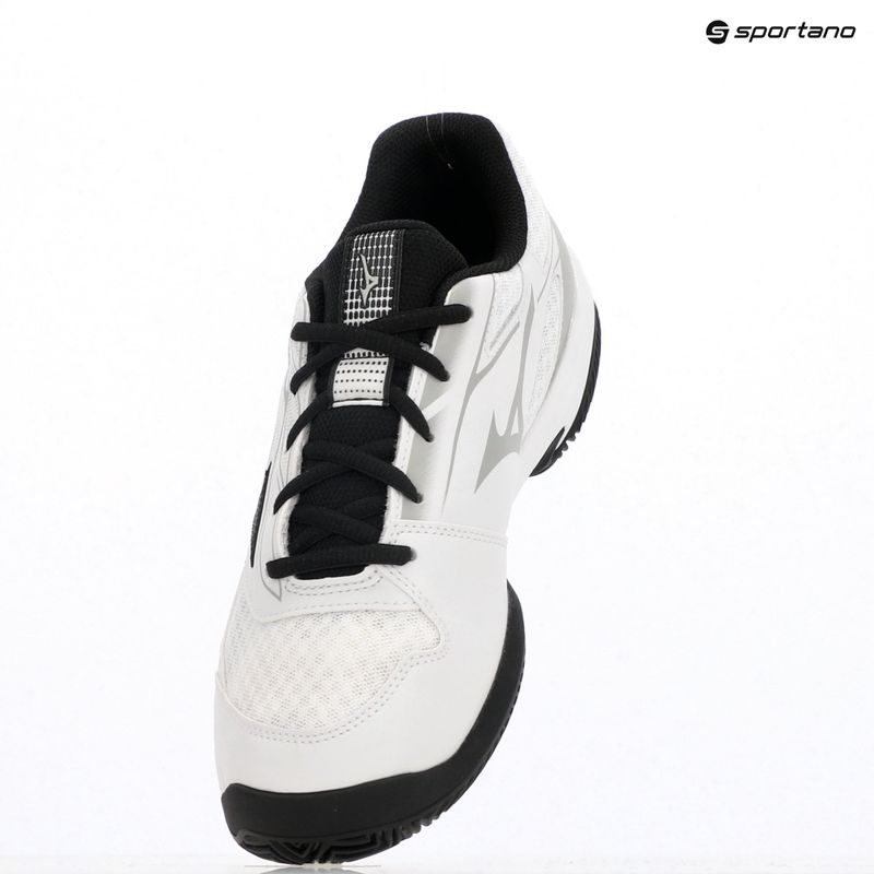 Pánské tenisové boty Mizuno Break Shot 5 CC white/ black/ harbor mist 9