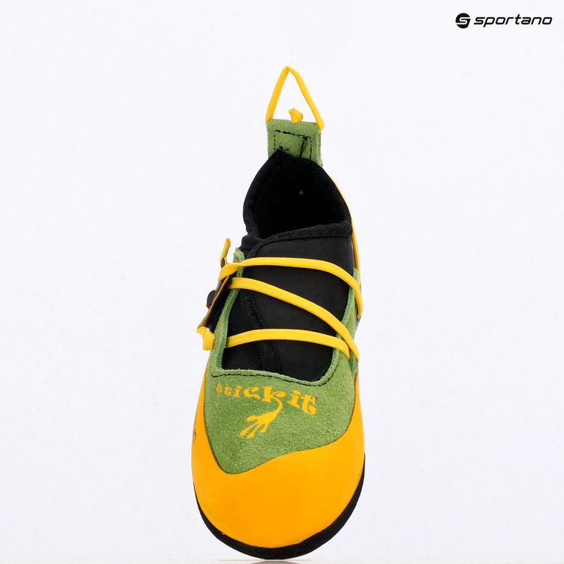 Detská lezecká obuv La Sportiva Stickit lime/ yellow 9