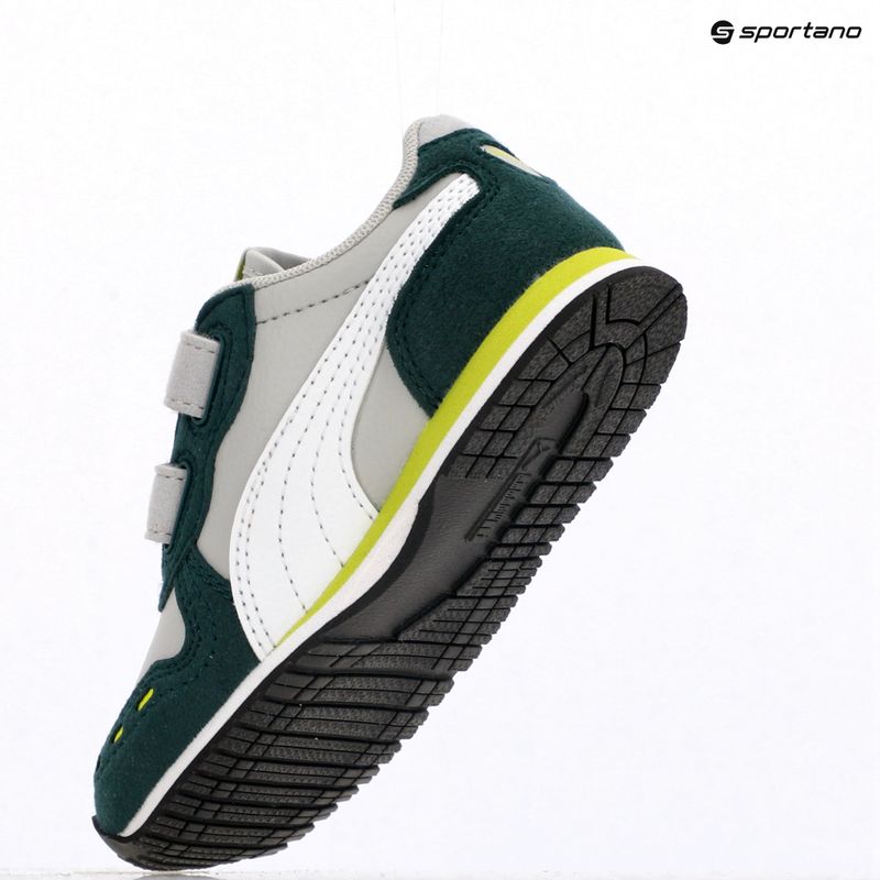 Detské topánky PUMA Cabana Racer SL 20 V Inf coollightgray/pumawhite/darkmyrtle/limesmash 9