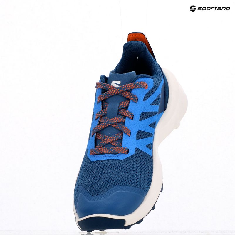 Detská turistická obuv Salomon Patrol dark blue/french blue/white 16