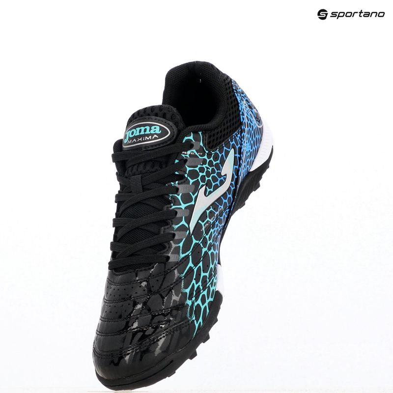 Pánske kopačky Joma Maxima TF black/turquoise 9
