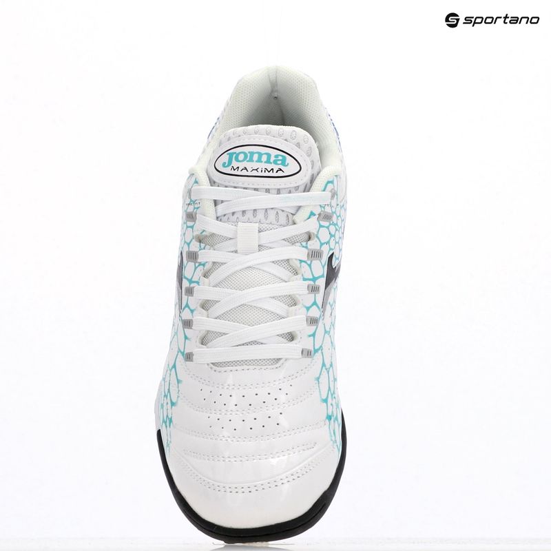 Pánske kopačky Joma Maxima TF white/turquoise 9