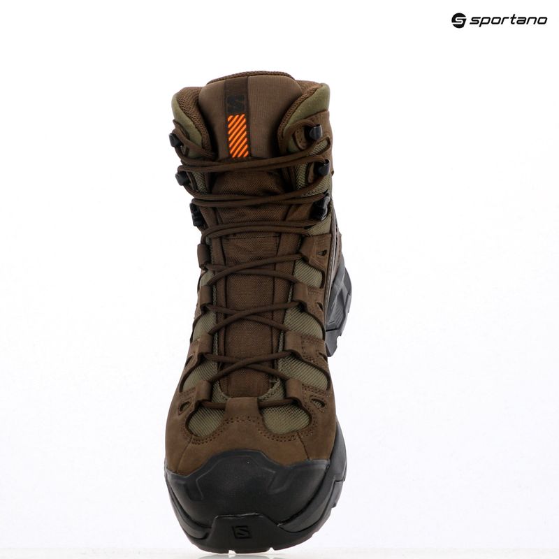 Turistické topánky Salomon Quest Tracker GTX earth brown/green/black 18