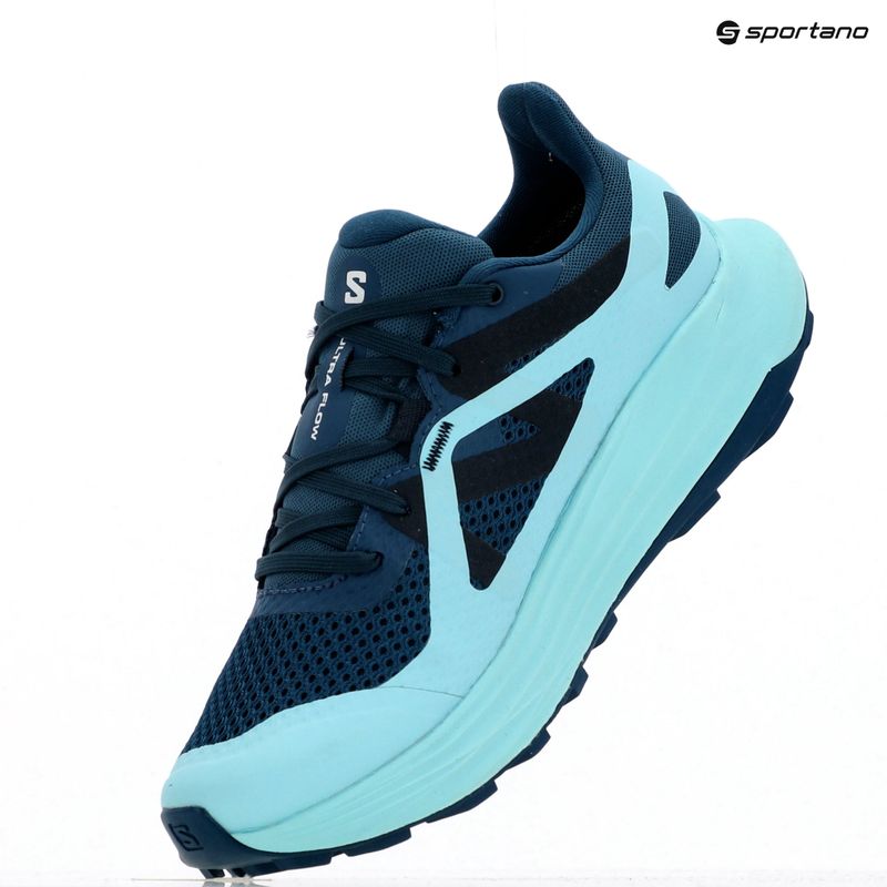 Dámske bežecké topánky Salomon Ultra Flow GTX deep dive/tanager turquoise/carbon 15