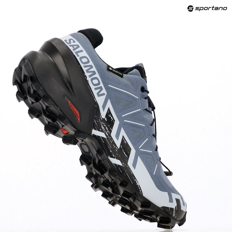 Dámske bežecké topánky Salomon Speedcross 6 GTX flint/black/heat 15