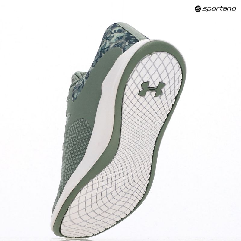 Dámske športové topánky Under Armour Charged Aurora 2+ silica green/white/metallic silica 15
