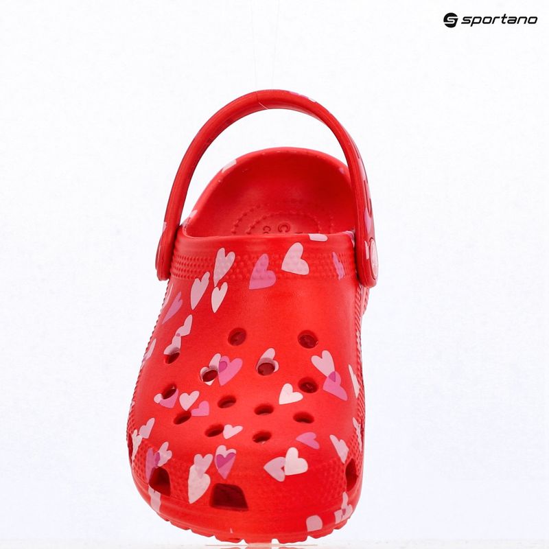 Detské nazúvaky Crocs Classic Valentines Day Clog Kids cherry red 10
