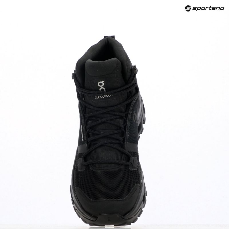 Dámske topánky On Running Cloudrock Mid Waterproof black/black 13