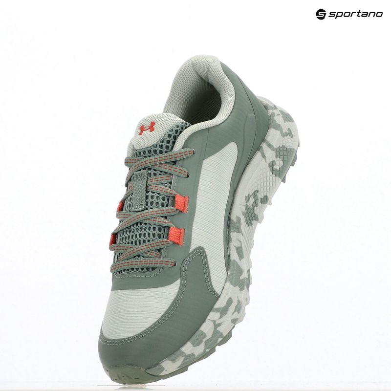 Dámska bežecká obuv Under Armour Charged Bandit Trail 3 hydro green/silica green/blush orange 11