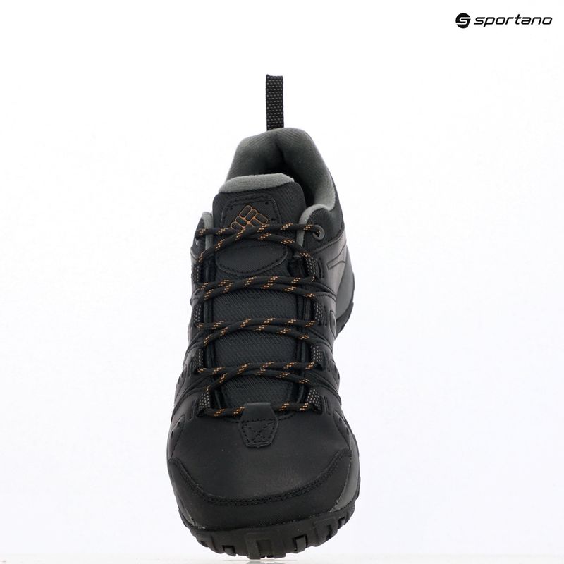 Pánske turistické topánky Columbia Woodburn II Waterproof black/caramel 18