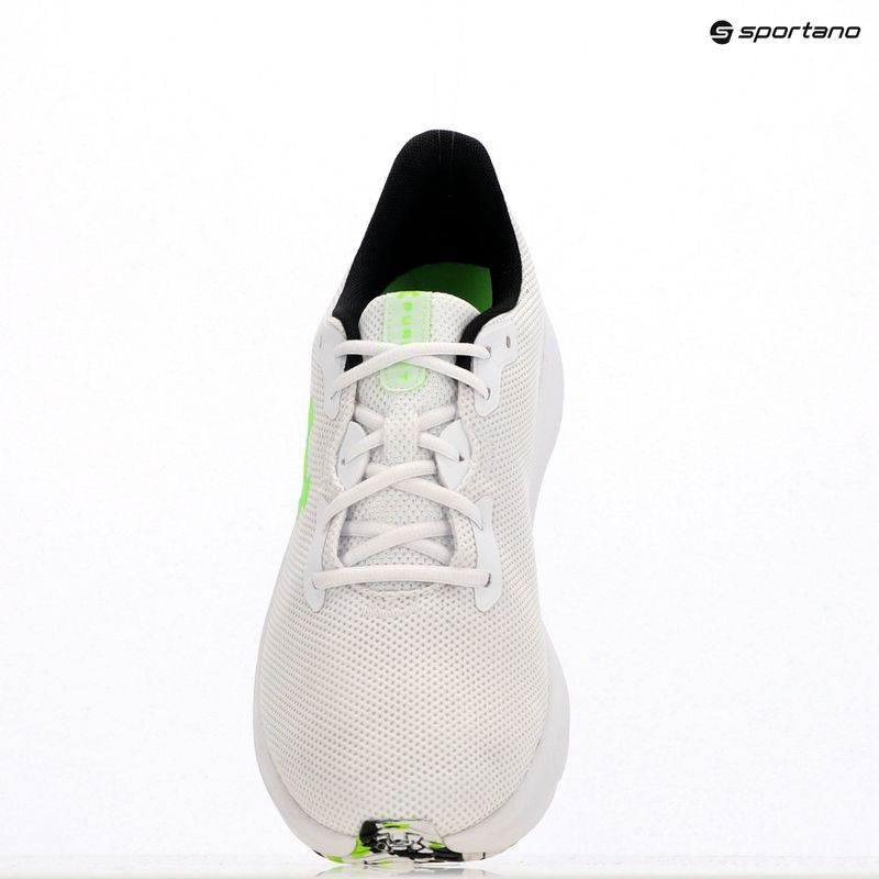Pánske bežecké topánky Under Armour Charged Pursuit 4 white/black/hyper green 10