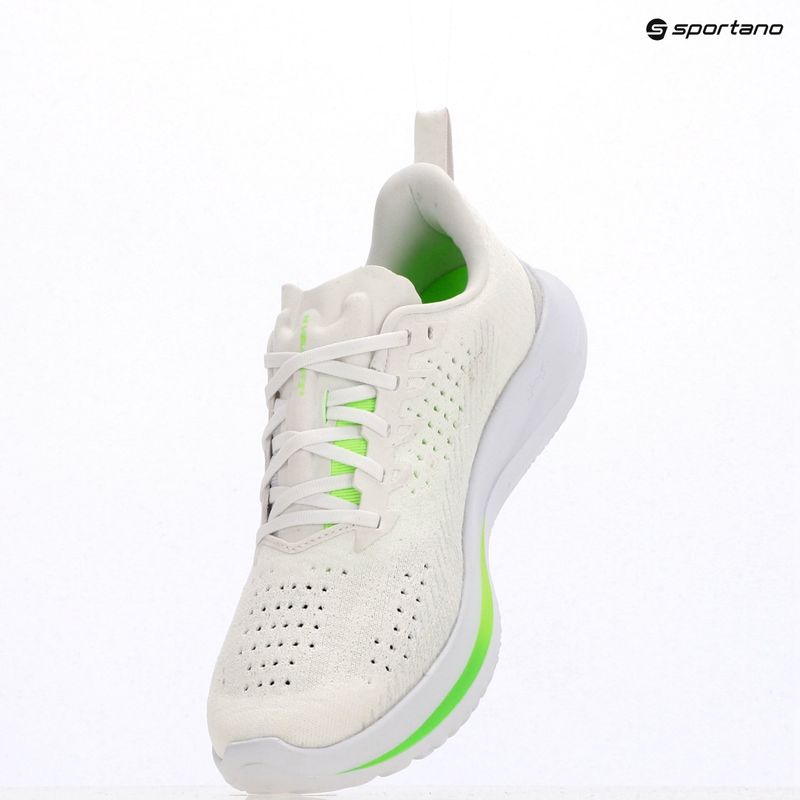 Pánske bežecké topánky Under Armour Velociti 4 white/white/hyper green 11
