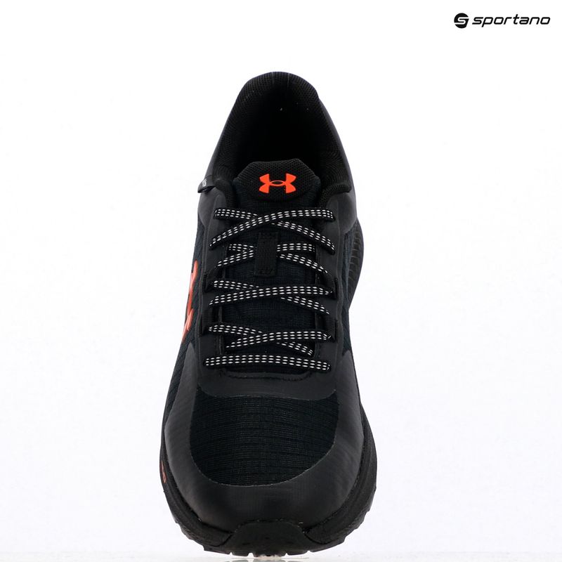 Pánske bežecké topánky Under Armour Charged Bandit Trail 3 black/black/fire 11