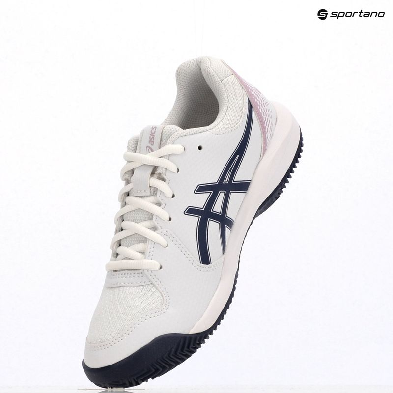 Dámske tenisové topánky ASICS Gel-Dedicate 8 Clay W white/indigo fog 16