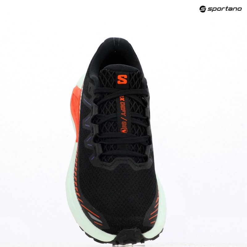 Dámske bežecké topánky Salomon Drx Defy GRVL black/cherry tomato/bay 7