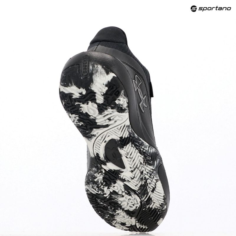 Basketbalové topánky Under Armour Lockdown 7 black/black/metallic silver 15