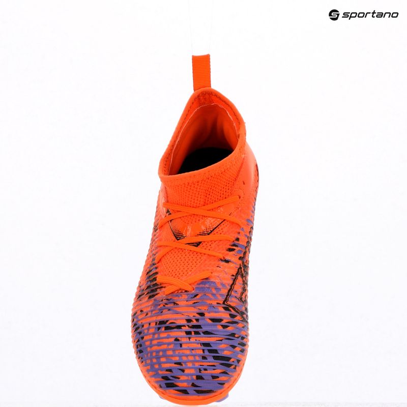 Detské kopačky PUMA Future 8 Match Creativity FG/AG Jr orange poppy/puma black/dark ametyst 9