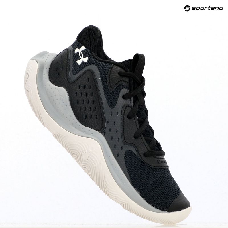 Detské basketbalové topánky Under Armour Grade School Jet '23 black/jet gray/white 14