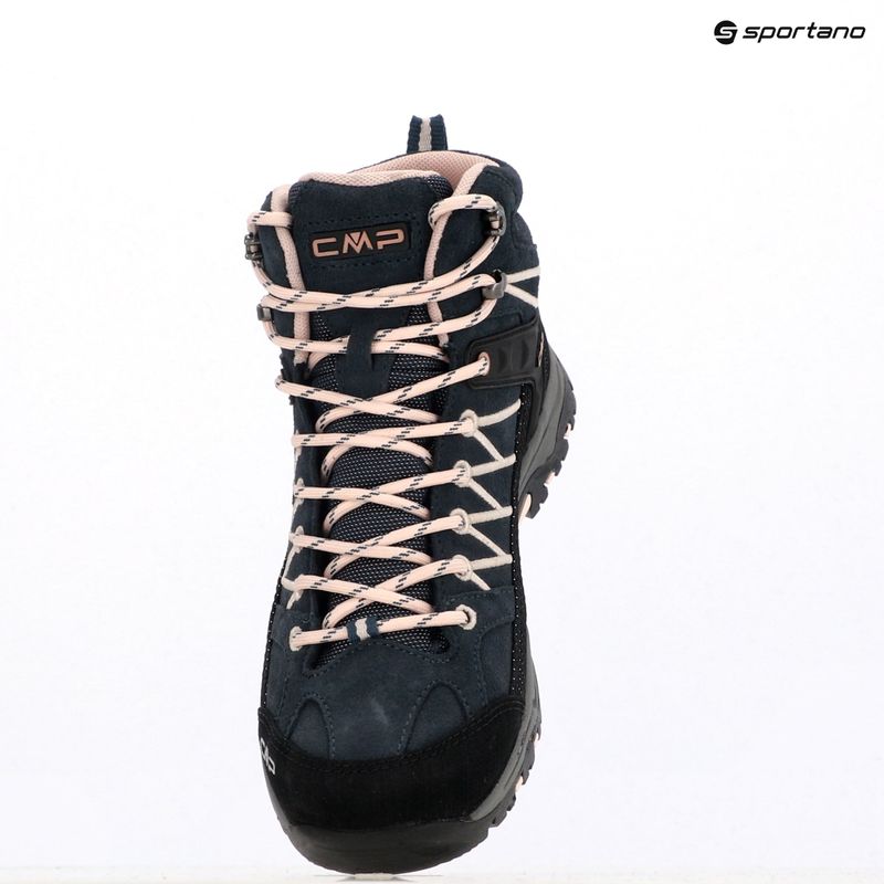 Juniorská trekingová obuv CMP Rigel Mid Wp asphalt/rose 12