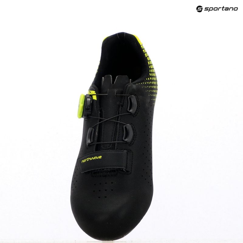 Pánske cyklistické tretry Northwave Core Plus 2 black/yellow fluo 12