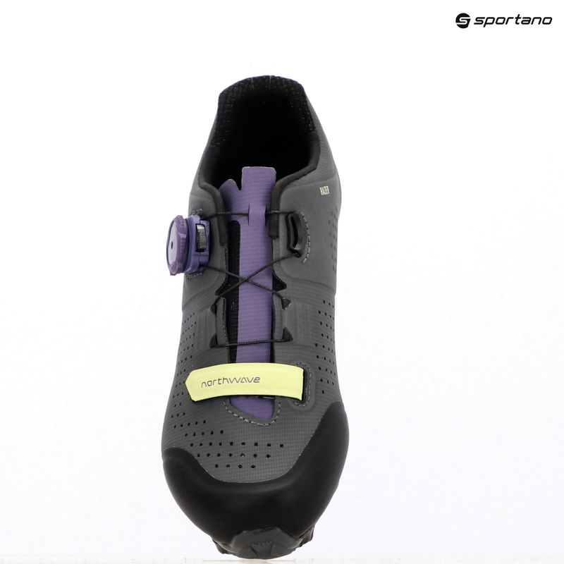 Dámske MTB cyklistické topánky Northwave Razer dark grey/dark purple 9