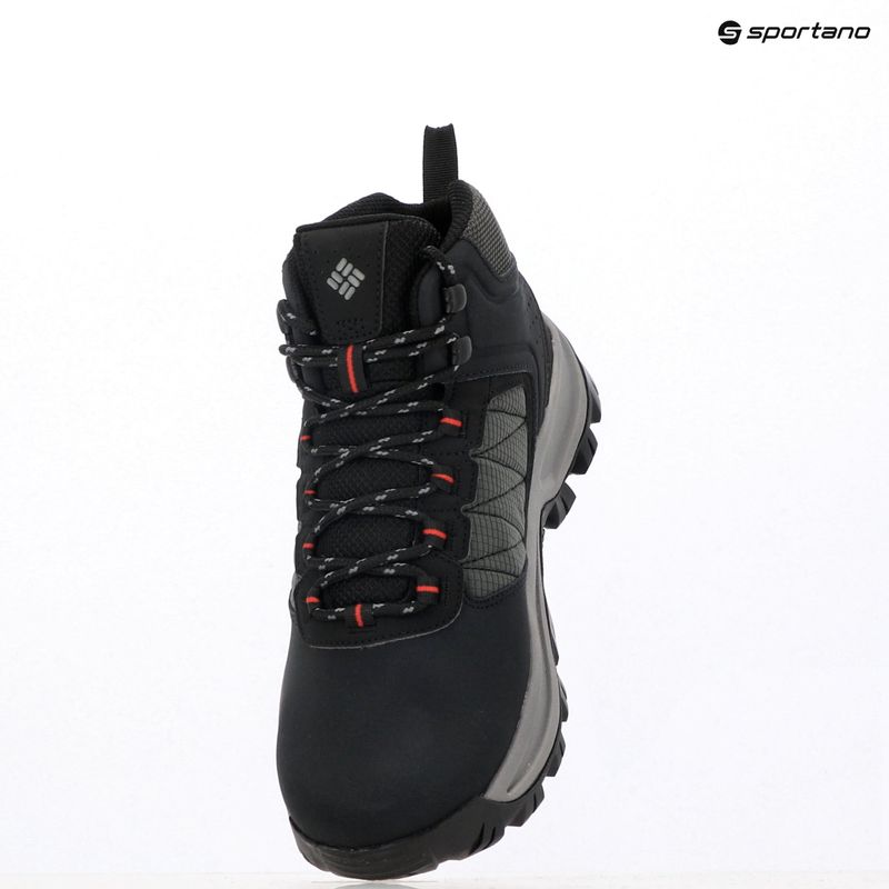 Pánske turistické topánky Columbia Transverse Hike Waterproof black/mountain red 22