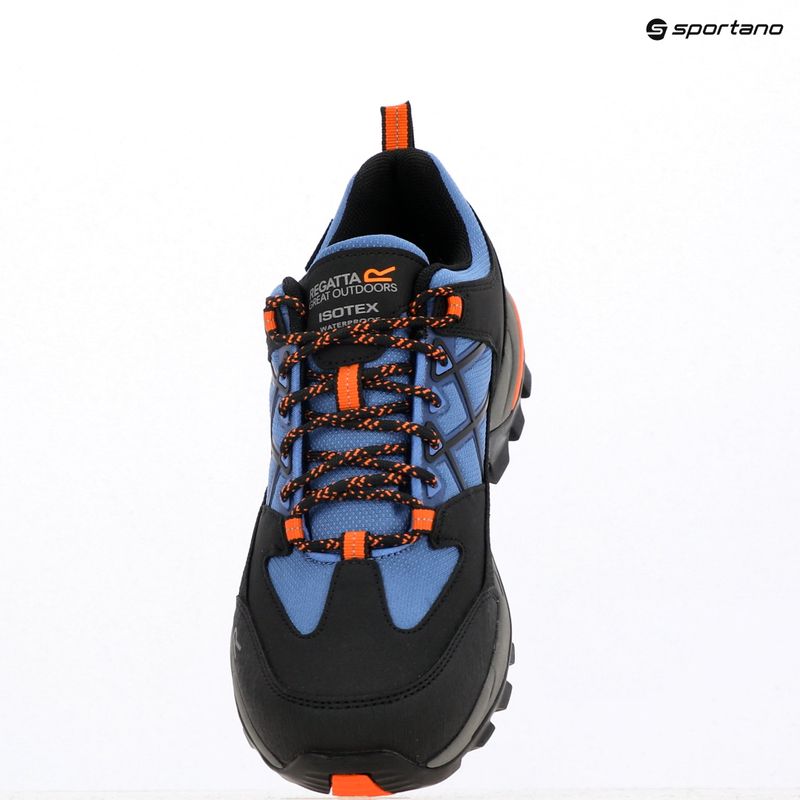 Pánske trekové topánky REGATTA Samaris III Low olympian blue/black/tango 10