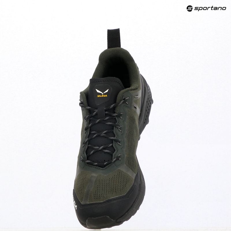 Pánske turistické topánky Salewa Pedroc Air dark olive/black 9
