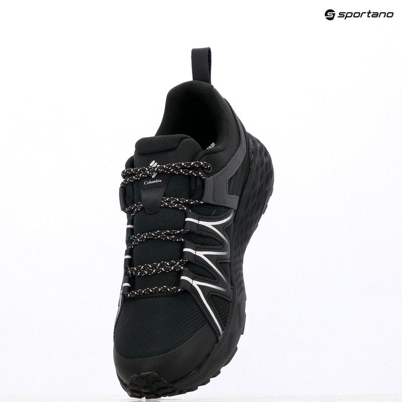 Pánske turistické topánky Columbia Peakfreak Roam Waterproof black/silver grey 19