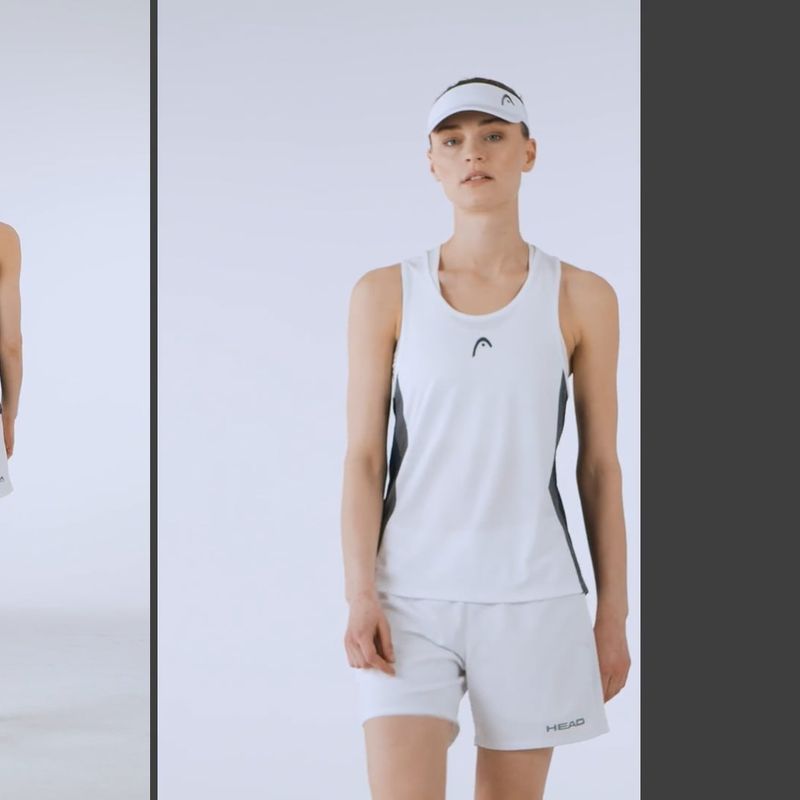 Dámske tenisové tielko HEAD Club 25 Tech Tank Top W white 5