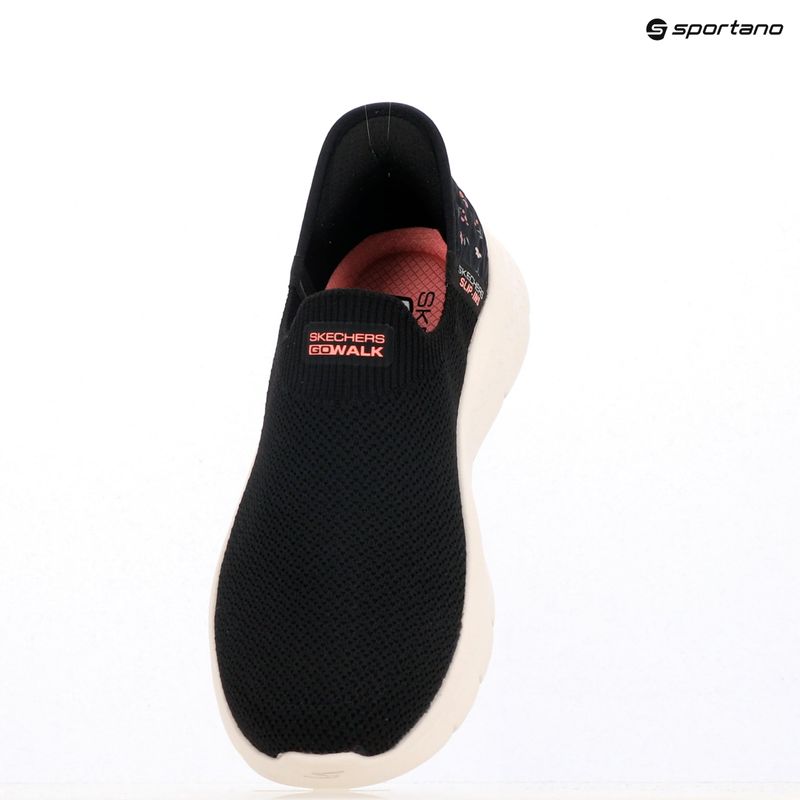 Dámska obuv SKECHERS Go Walk Flex Sunset Rose black 9