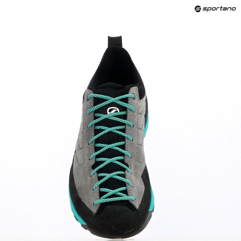 Dámska prístupová obuv SCARPA Mescalito smoke/tropical green 12