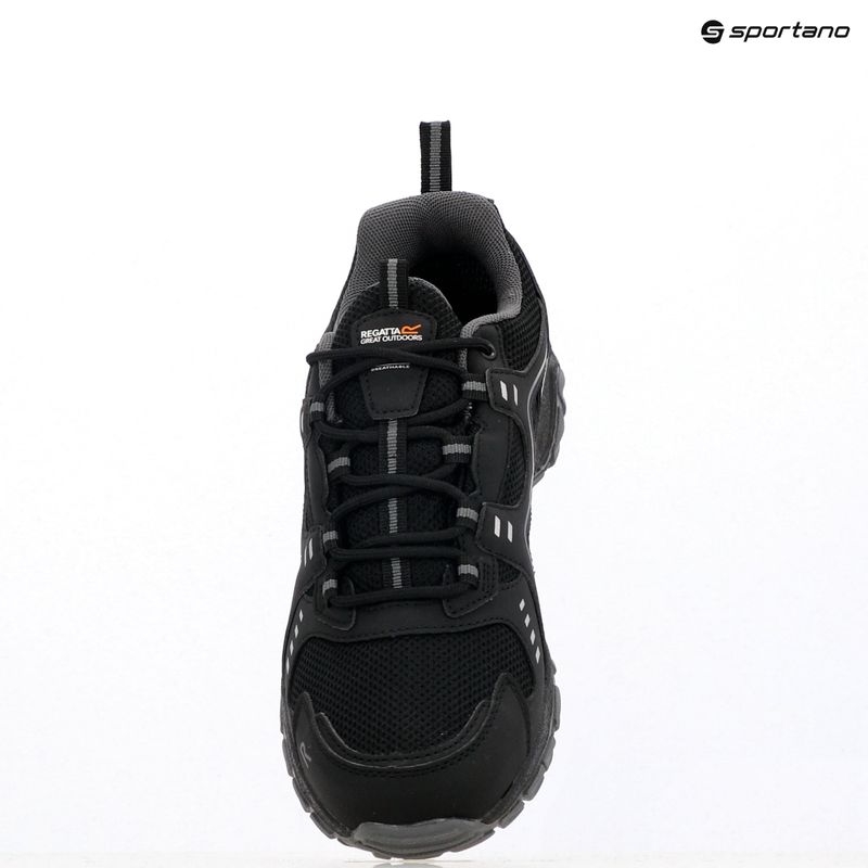 Pánske trekové topánky Regatta Vendeavour Low black/granite 10