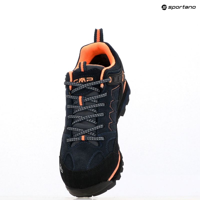 Dámske trekové topánky CMP Moon Low Wp blue ink/sunrise 9