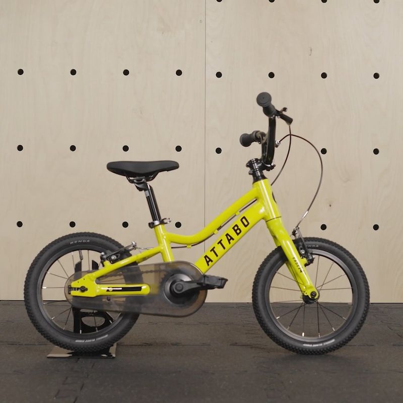 Detský bicykel ATTABO EASE 16" 7,3 kg žltý 9