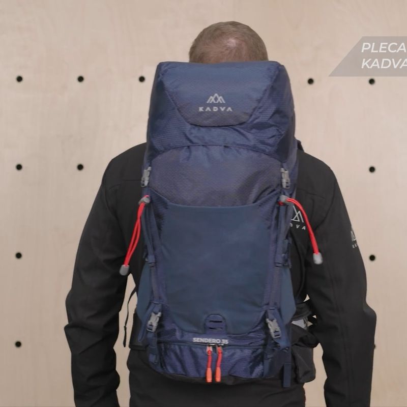 Turistický batoh KADVA Sendero 35 l čierny 30