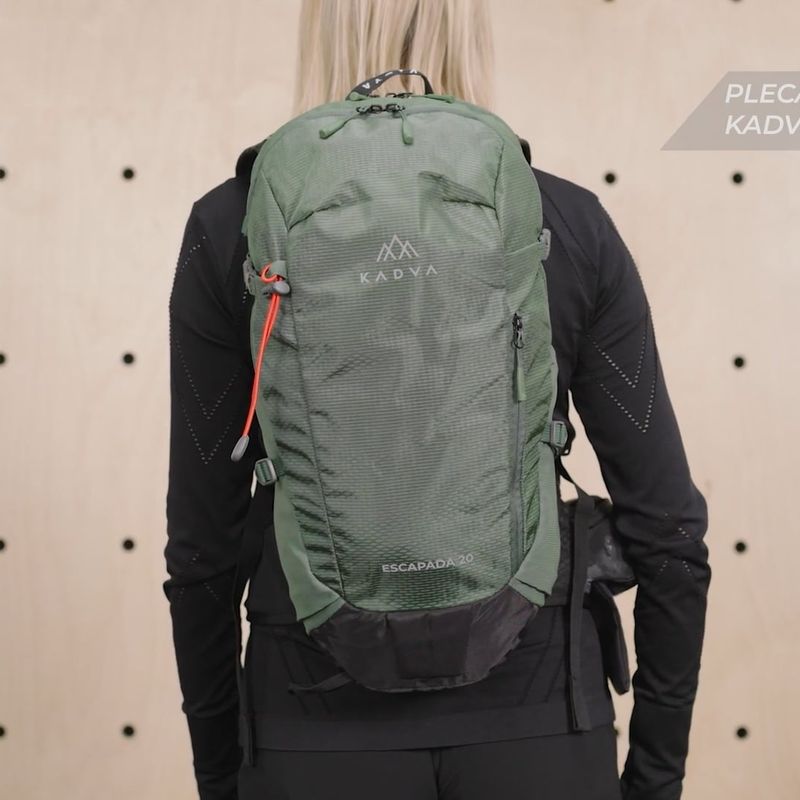 Turistický batoh KADVA Escapada 20 l čierny 25
