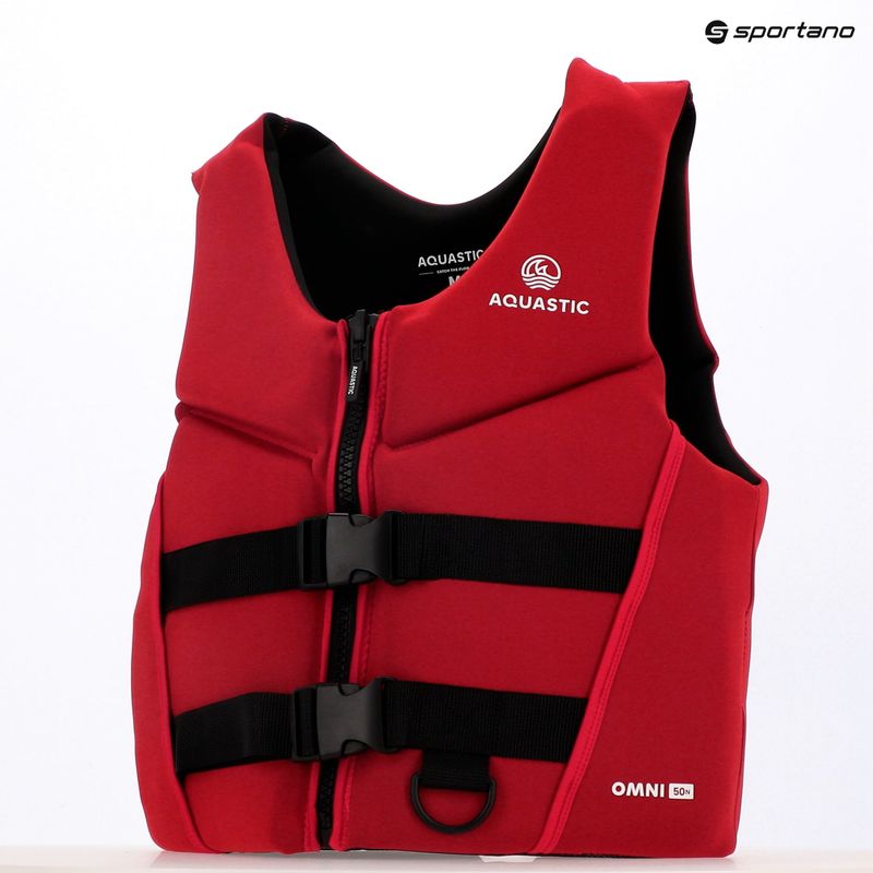 Bezpečnostná vesta AQUASTIC Omni 50N red 10