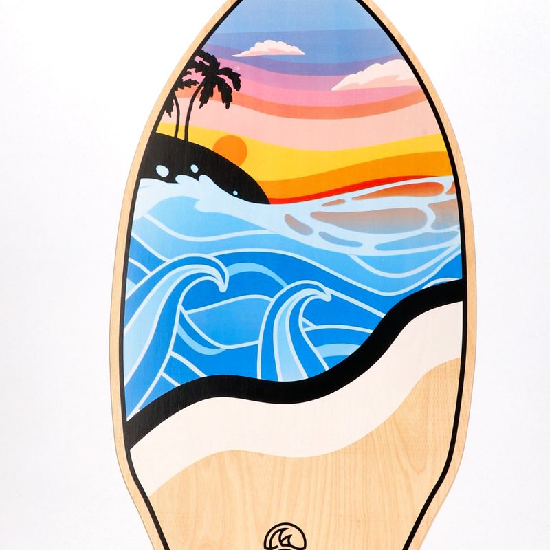 Skimboard AQUASTIC Lagune 39" farebný 14