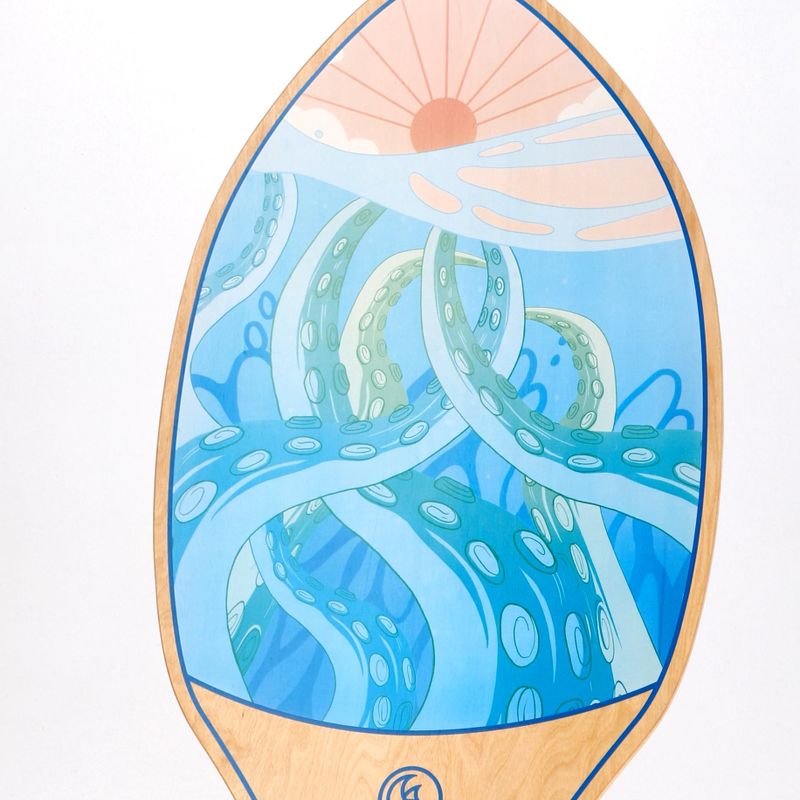 Detský skimboard AQUASTIC Lagune 34" farebný 12