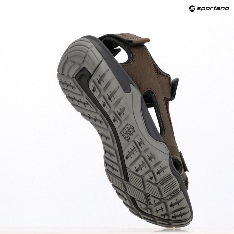 Pánske sandále Jack Wolfskin Lakewood Cruise cold coffee 12