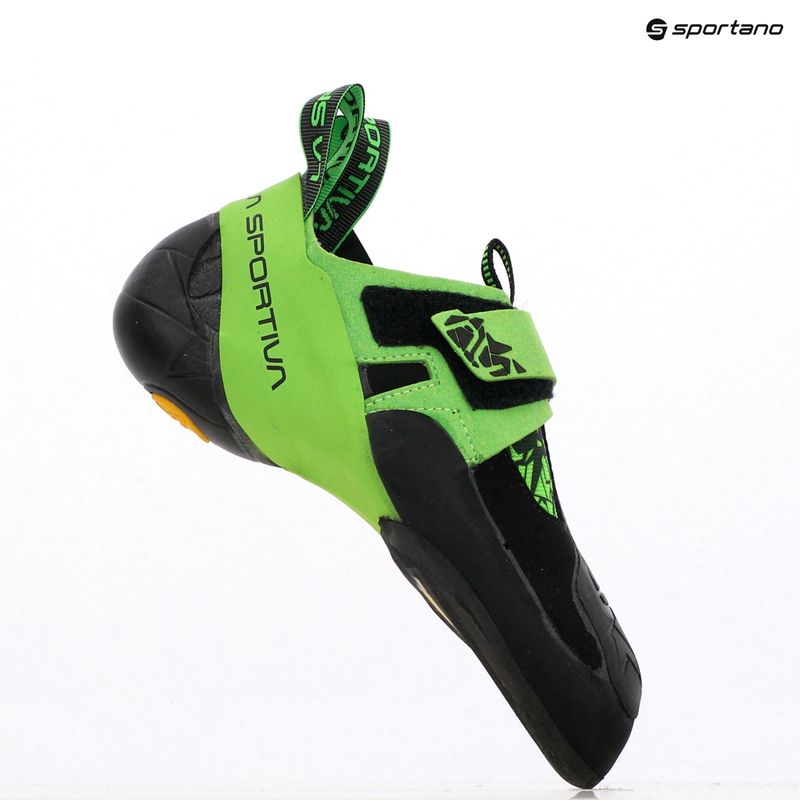 Lezecké topánky La Sportiva Skwama Vegan black/flash green 9