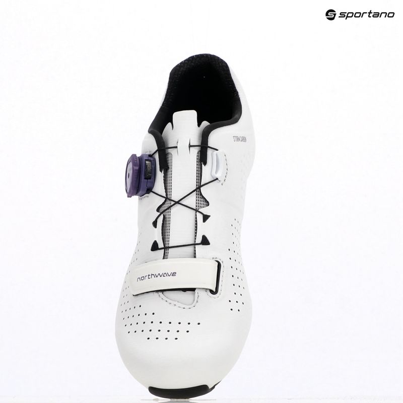 Dámska cestná obuv Northwave Storm Carbon white/dark purple 11