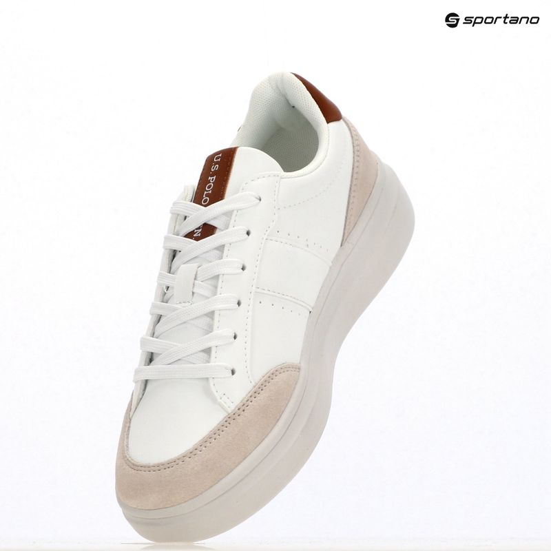 Pánska obuv U.S. Polo Assn. CODY003B white/light brown 9