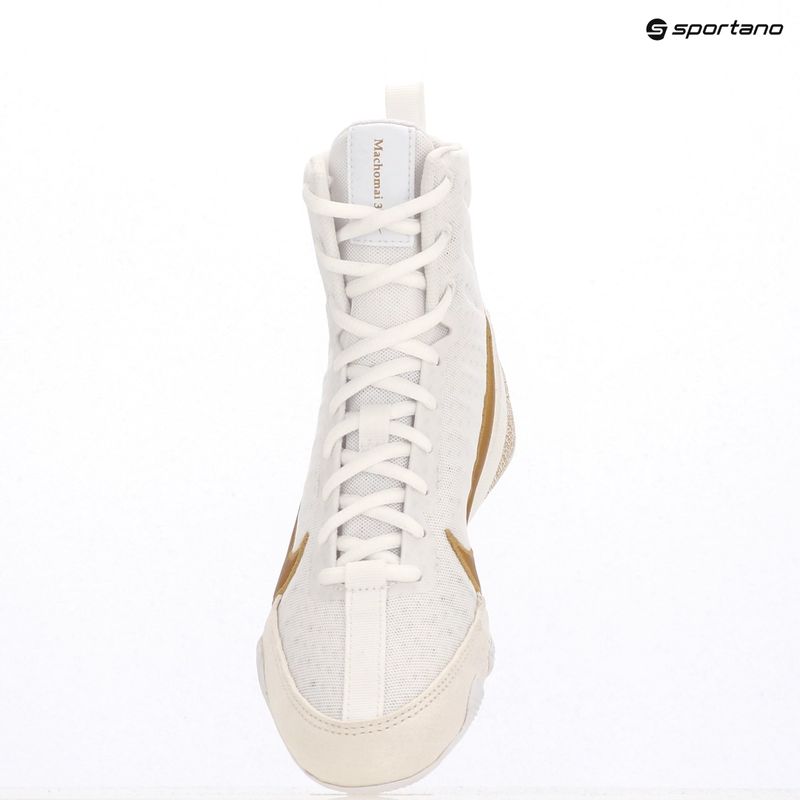 Boxerské topánky Nike Machomai 3 white/metallic gold 9