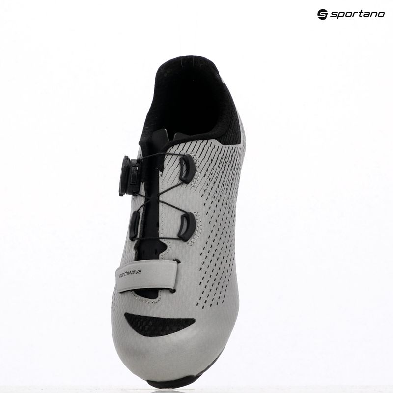 Pánska cestná obuv Northwave Storm Carbon 2 silver/reflective 9